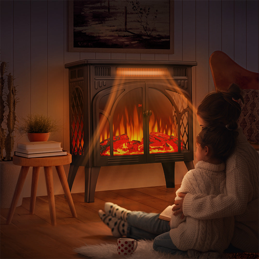 Electric fireplace stove