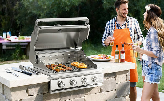 Elevate Your Outdoor Cooking with R.W.FLAME: The Ultimate Built in 4-Burner Gas Grill Guide