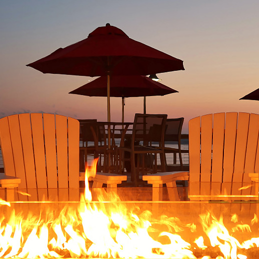 To Add Warmth to Your Outdoor Life-- Fire Pit Tables