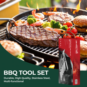 16 Inch Stainless Steel BBQ Grill Tools BBQ Tool Grilling Accessories