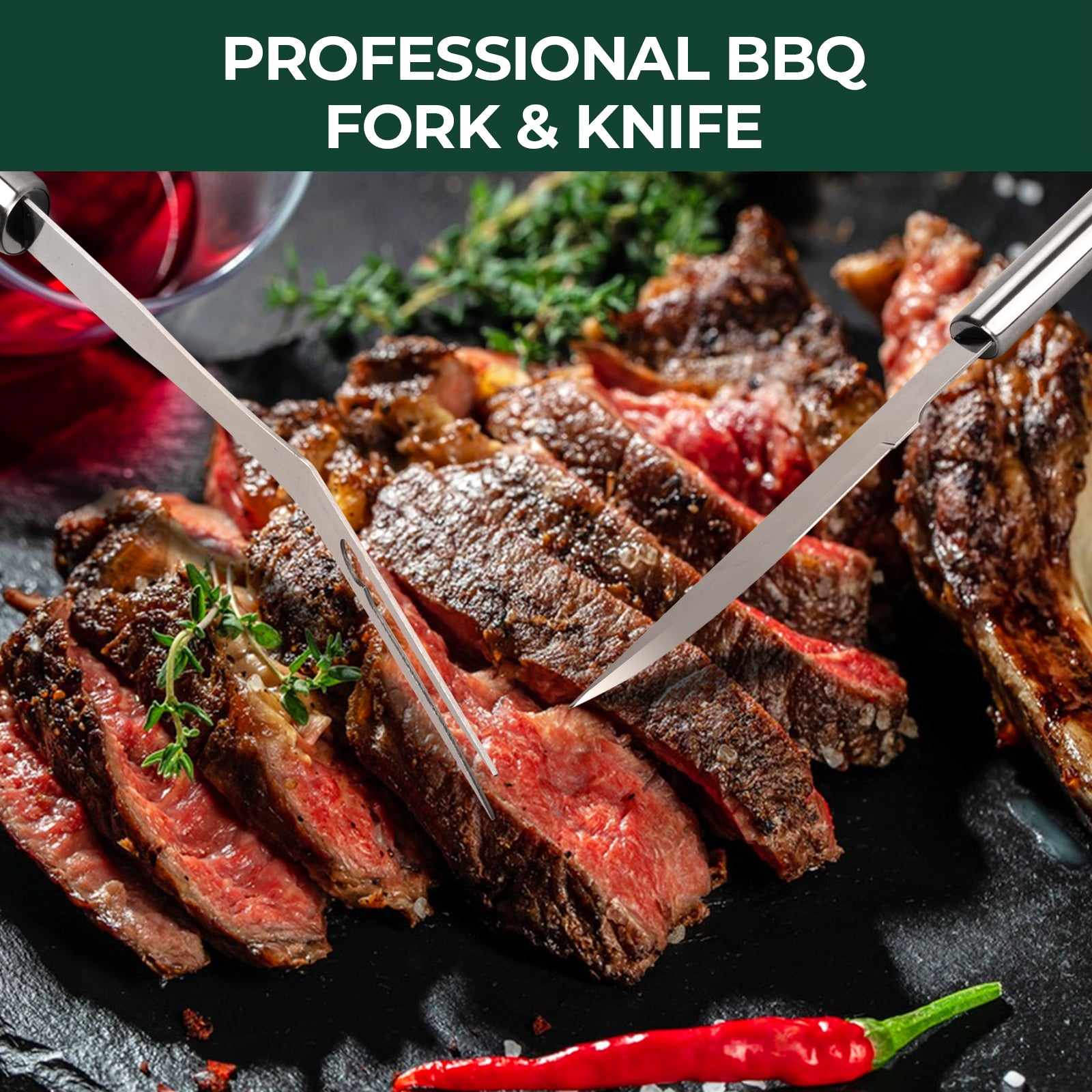 16 Inch Stainless Steel BBQ Grill Tools BBQ Tool Grilling Accessories