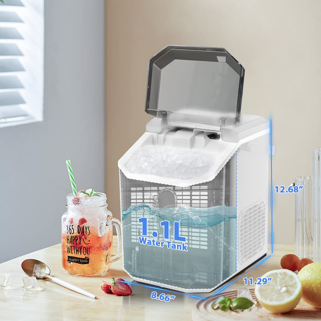 If you enjoy Chick Filet Ice, Like we do, this CROWNFUL Nugget Ice Mak, ice maker countertop