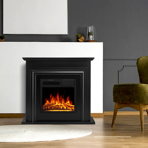 R.W.FLAME 36'' Electric Fireplace with Mantel Package,750 - 1500W