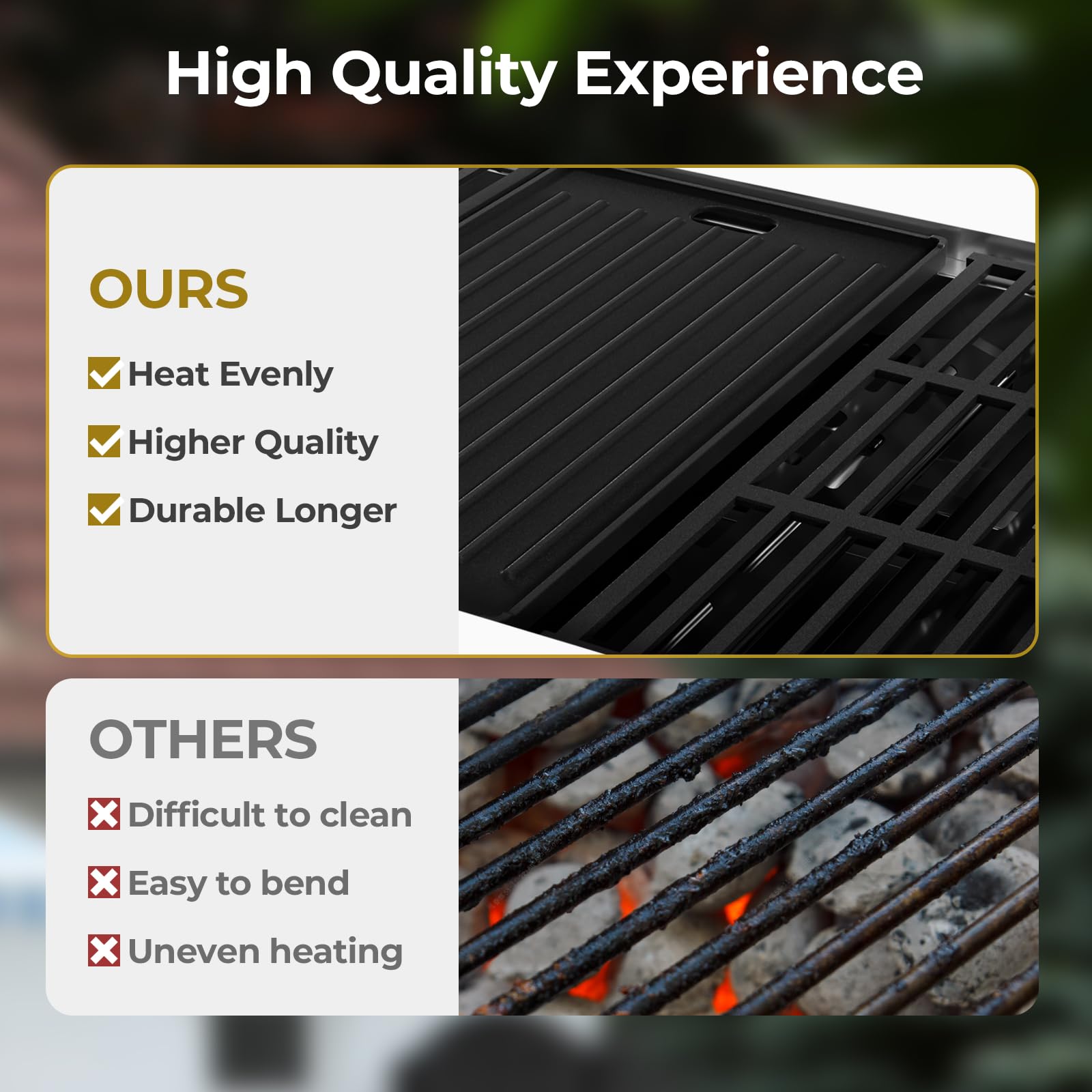 4-Burner Propane Gas Grill Stainless Steel 42000 BTU with Side Burner