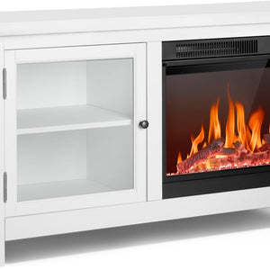 R.W.FLAME Modern Fireplace TV Stand with 23