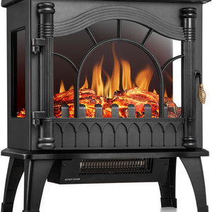 R.W.FLAME 3D Flame Electric Fireplace Stove Heater with Thermostat R.W.FLAME