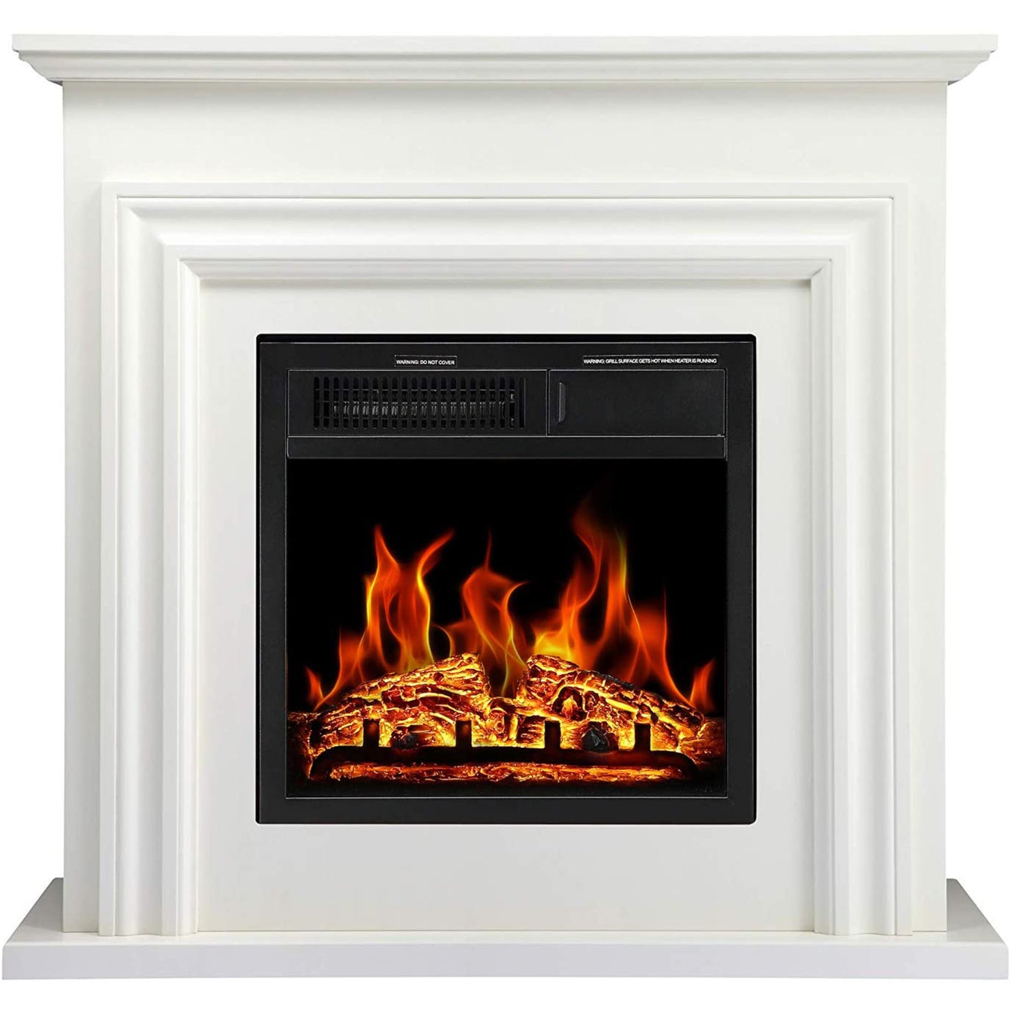 R.W.FLAME 36'' Electric Fireplace with Mantel Package,750 - 1500W