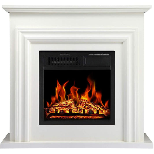 R.W.FLAME 36'' Electric Fireplace with Mantel Package,750 - 1500W R.W.FLAME
