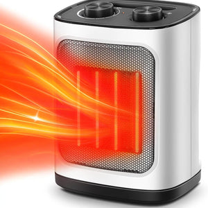 R.W.FLAME Portable Space Heater with Thermostat, Electric Space Heater,3 Modes R.W.FLAME