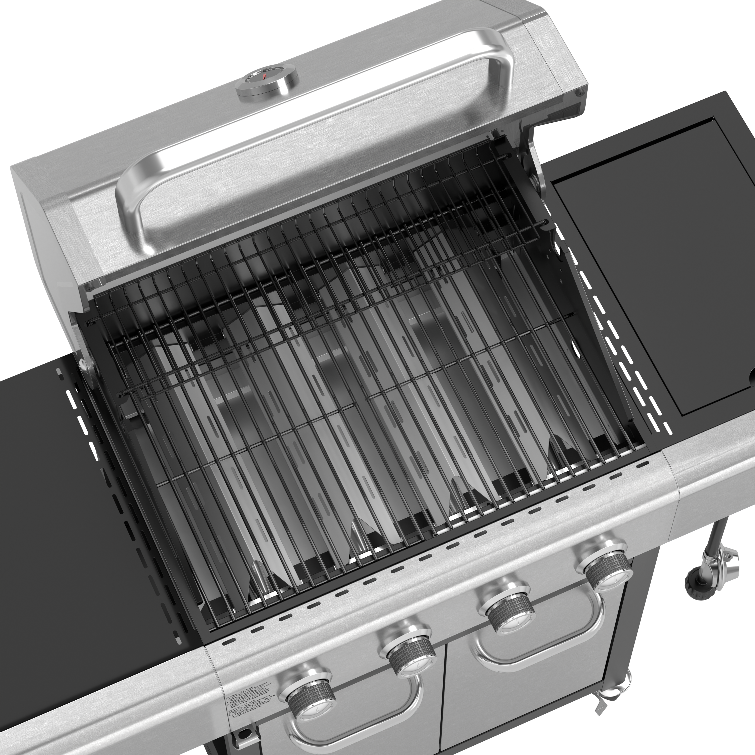 R.W.FLAME Outdoor Propane Gas BBQ Grill with Extra Side Burner