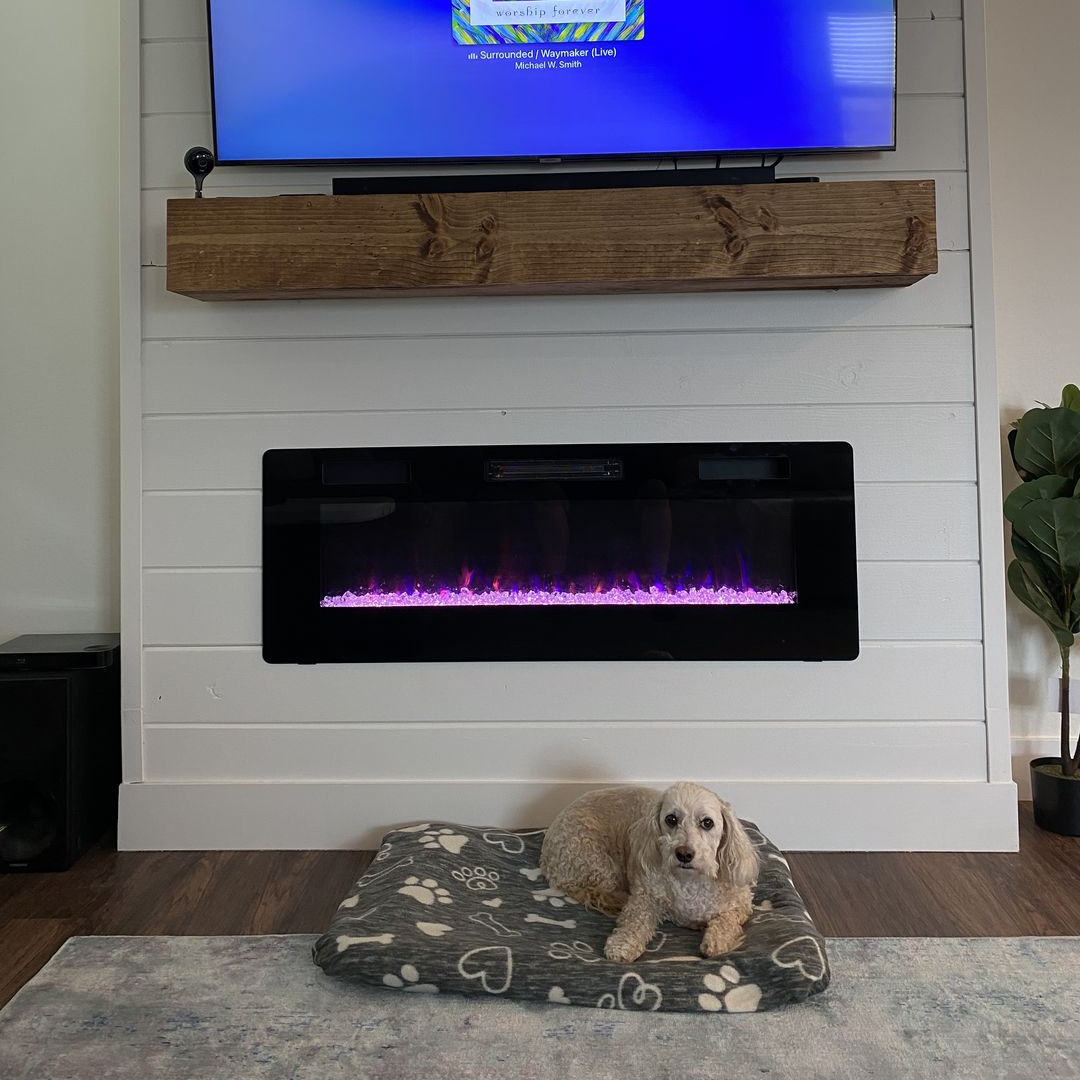 R.W.FLAME 800W/400W Radiant Space Heater - Thermostat, Timer, Safety Features, Quiet for Home & Office