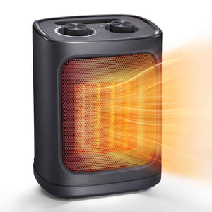 R.W.FLAME Portable Space Heater with Thermostat, Electric Space Heater,3 Modes
