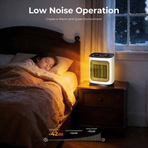 R.W.FLAME Portable Space Heater with Thermostat, Electric Space Heater,3 Modes