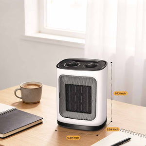 R.W.FLAME Portable Space Heater with Thermostat, Electric Space Heater,3 Modes