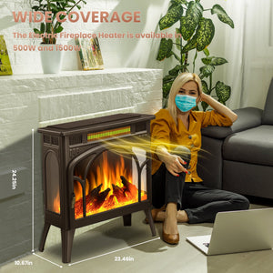 R.W.FLAME Electric Fireplace Heater 25