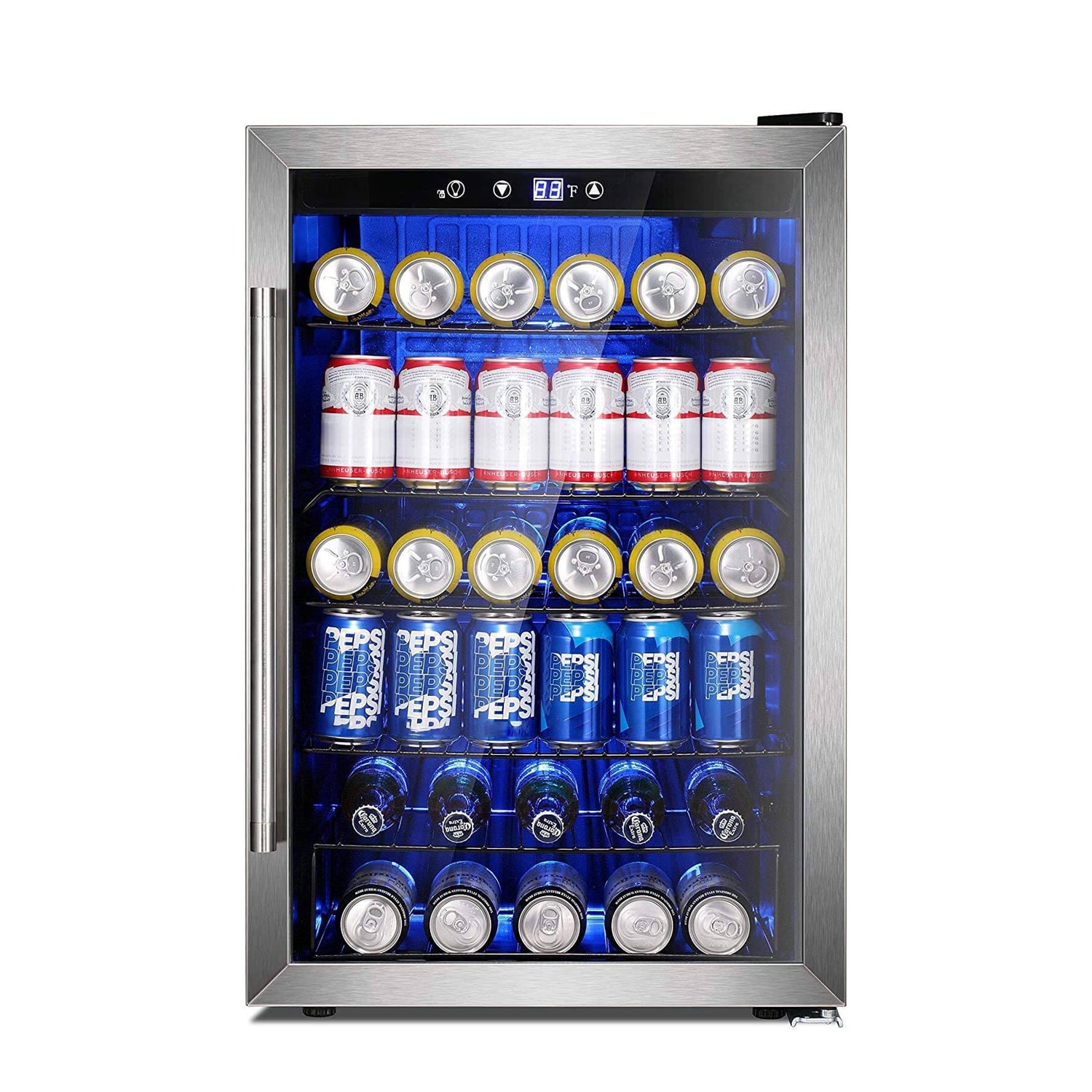 Antarctic Star 4.5 Cubic Feet Mini Fridge Beverage Digital