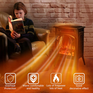 R.W.Flame 16 Inch Electric Fireplac