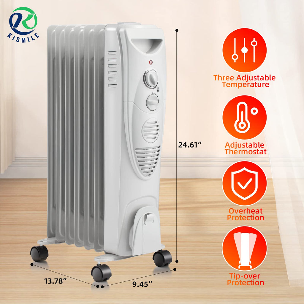 R.W.FLAME Oil Filled Radiator Heater