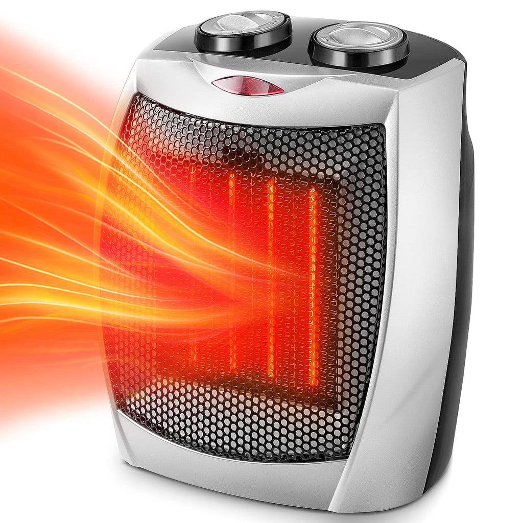 R.W.Flame Small Space Heater Electric Portable Heater Fan