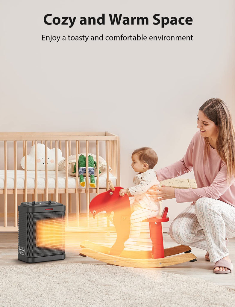 R.W.Flame Space Heater, Small Space Heater for Indoor Use