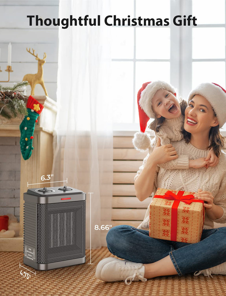 R.W.Flame Space Heater, Small Space Heater for Indoor Use