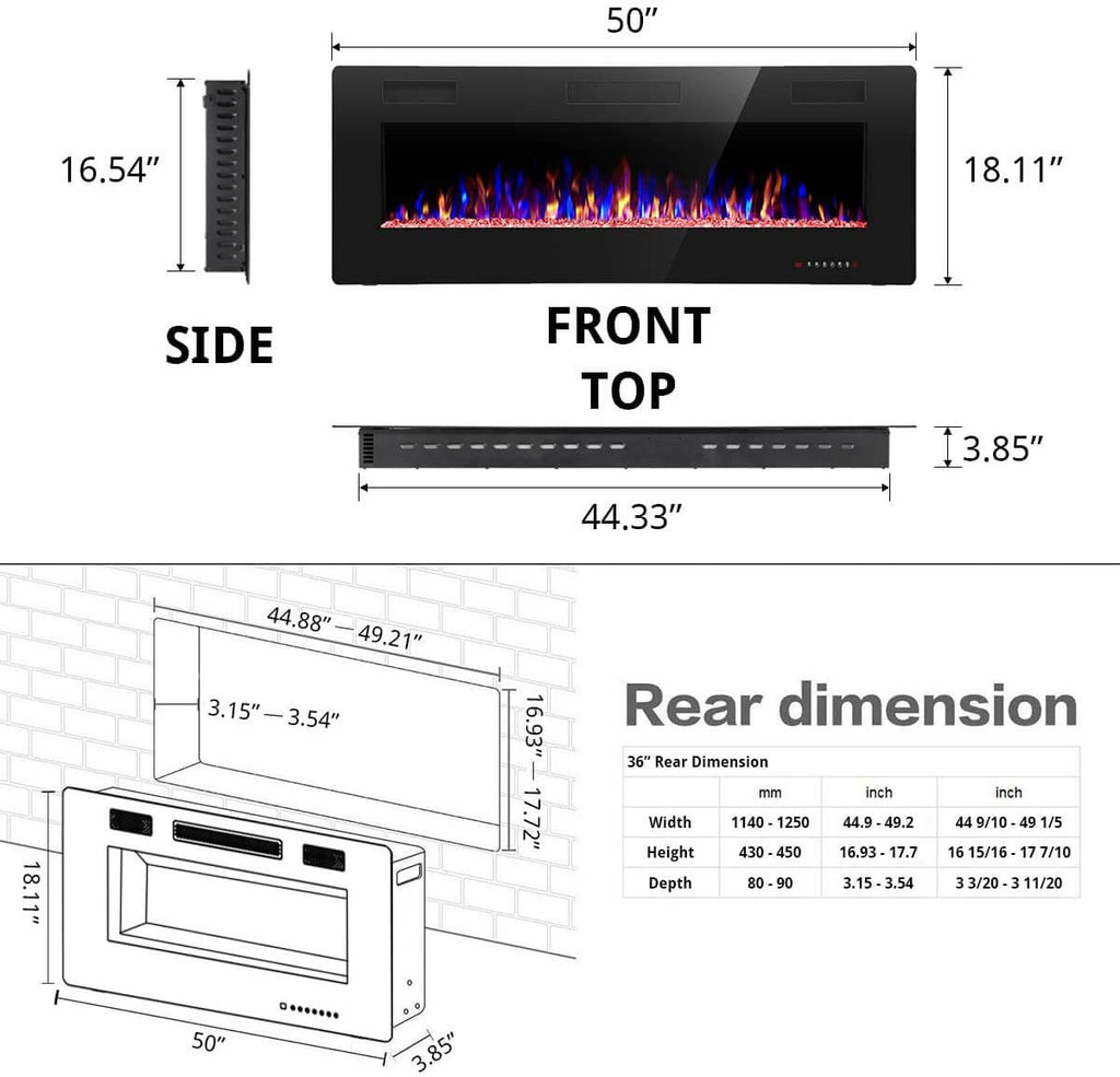 rwflame fireplace