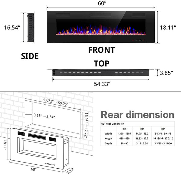 rwflame fireplace