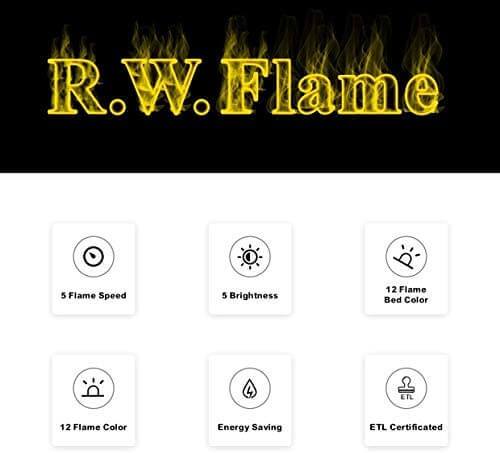 rwflame fireplace