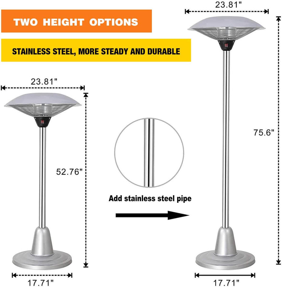 R.W.Flame Electric Patio Heater|Umbrella Top Design – R.W.FLAME